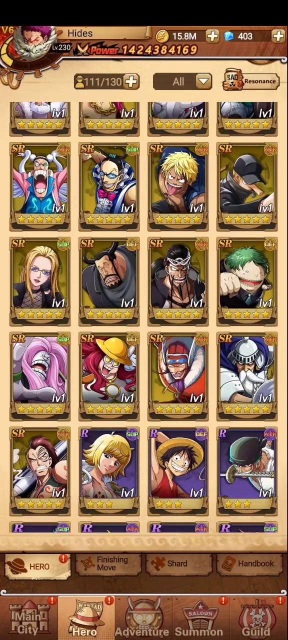 heroes SR y R